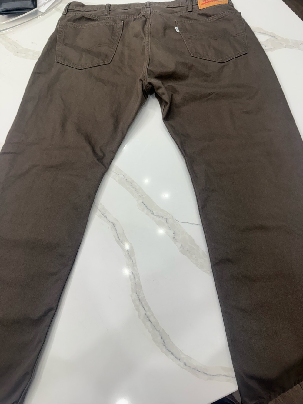 Levi's 505 Men's Straight Legged Jeans - Black, Khaki, Grey, Brown - Picture 11 of 11